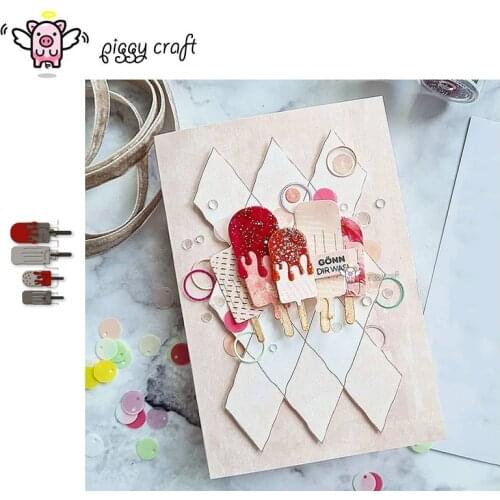 Piggy Craft metal cutting dies cut die mold Ice cream decoration Scrapbook paper craft knife mould blade punch stencils dies