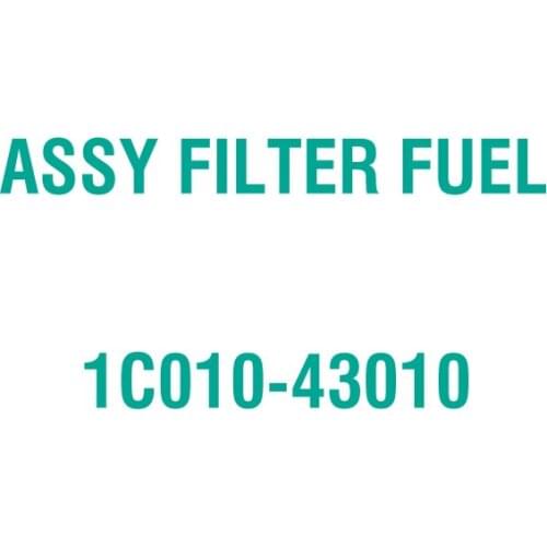 For Kubota 1C010-43010 ASSY FILTER FUEL