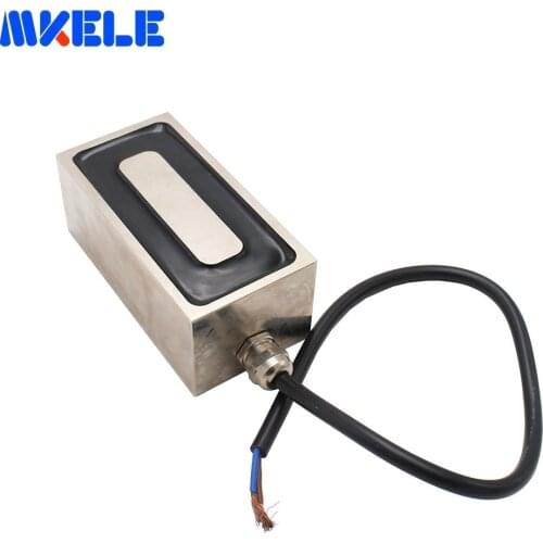 Ultrathin Rectangle Electro Holding Magnet Mkp100/50 Pure Copper Coil Solenoid Sucker Electromagnet Dc 12v 24v