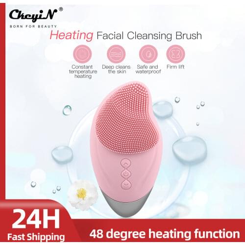 Sonic Facial Cleansing Brush Eye Massager Silicone Electric Face Brush Gentle Exfoliating Deep Cleaning Massaging Rechargeable50