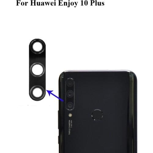 High quality For Huawei Enjoy 10 Plus Back Rear Camera Glass Lens test good 10Plus Replacement Parts Enjoy10 Plus