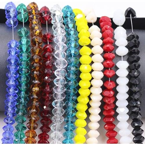 ZHUBI 95PCC/LOT Wholesale Austrian Crystal Bicone 8mm Faceted Glass Loose Beads Crafts Materials for DIY Making Costume Jewelry