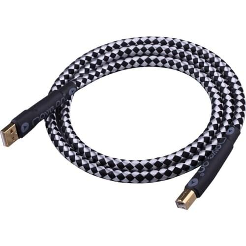 Move on oxygen free copper computer sound card DAC decoder audio A-B fever level audio USB data cable