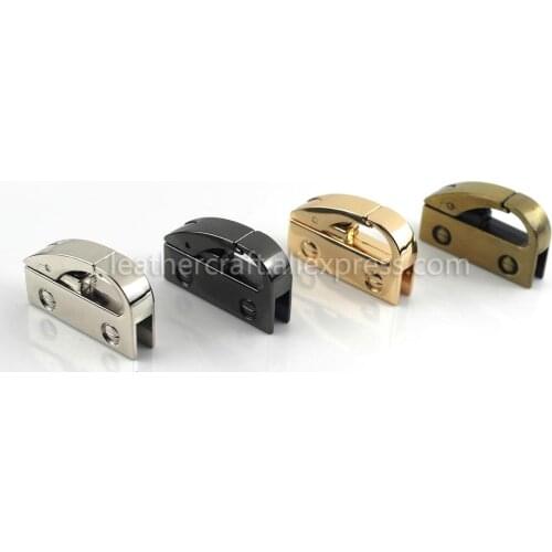 2pcs Metal Bag Side Anchor Gusset Hanger carbiner Clamps Snap hook Bag Side Edge Anchor Link Hardware for Bag Purse Strap