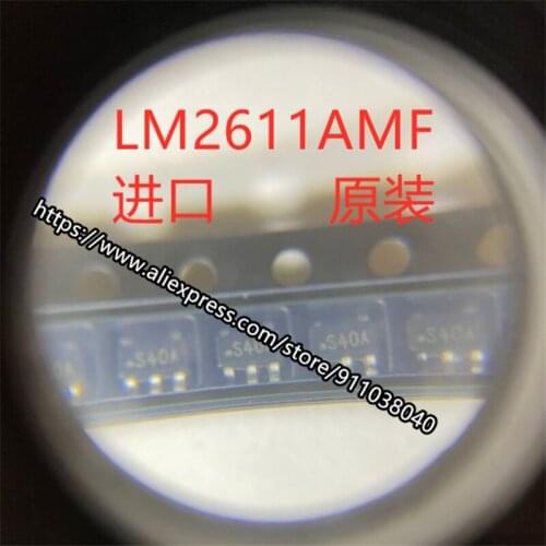 5pcs/lot 100% New&original LM2611AMF S40A SOT23-5, In Stock