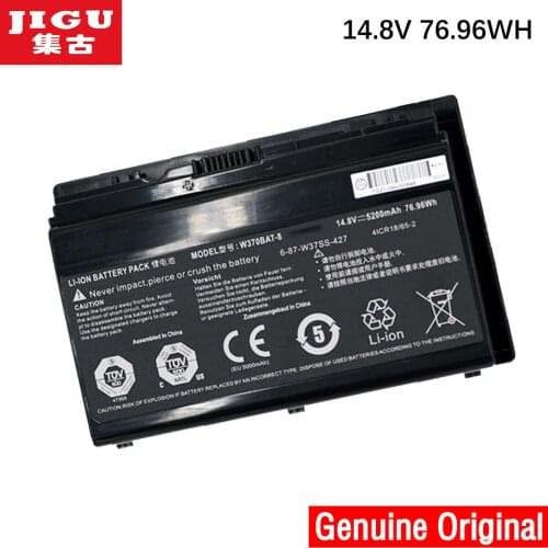 JIGU Laptop Battery 6-87-W370S-427 6-87-W370S-4271 6-87-W37ES-427 6-87-W37SS-427 W370BAT-3 W370BAT-8 FOR CLEVO K590S K790S