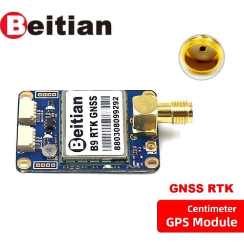 BEITIAN RTK module dual-frequency GLONASS BEIDOU GALILEO GPS board centimeter-level can be used as base or rover station BT-B9K4