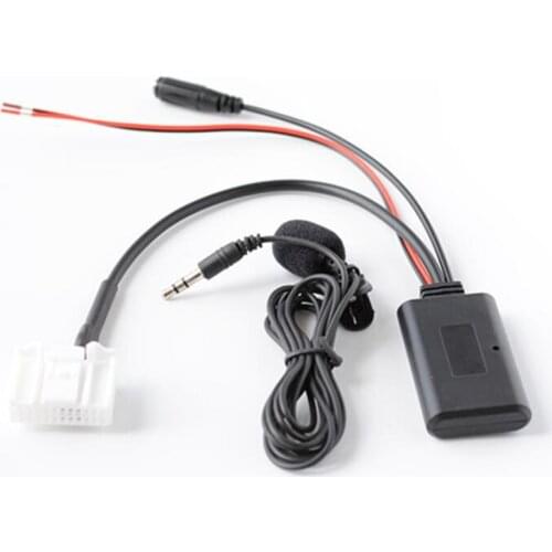 Biurlink 150CM/300CM Car Stereo Aftermarket Radio Bluetooth Version 5.0 AUX Cable Microphone Handsfree Adapter for Toyota