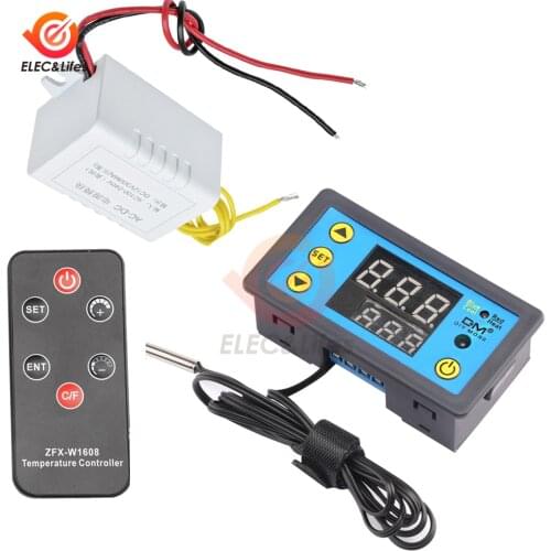 W3231 12V 24V 220V Digital thermostat regulator for refrigerator Indoor Microcomputer temperature controller Freezer NTC Sensor