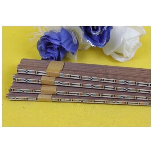 40 strip guitar inside binding Figured purfling wooden lining 640x6x1mm #67