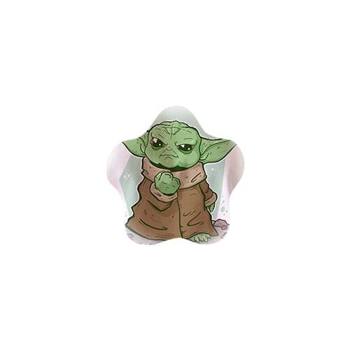 Disney 18 mm 25 mm Star Wars Yoda Baby Glass Cabochon Star Flat Back DIY Base Jewelry Making Accessories 2021