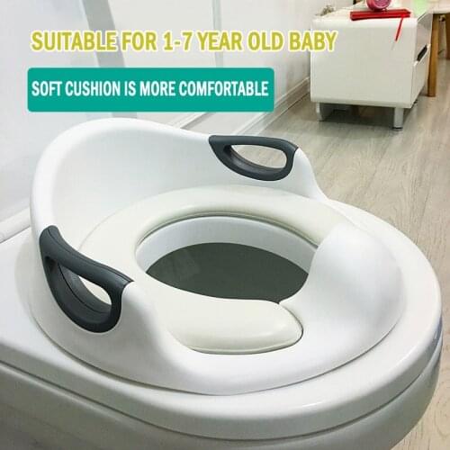 EN71 Baby Kids Infant Potty Toilet Training Children Seat Pedestal Cushion Pad Ring Baby Toilet Seat