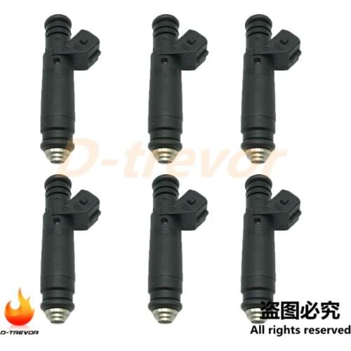 6pcs 630cc Fuel Injector Nozzle For FORD AUDI 60lb LS1 LS6 Mustang 5.0 630cc EV1 FL114961 FI114961