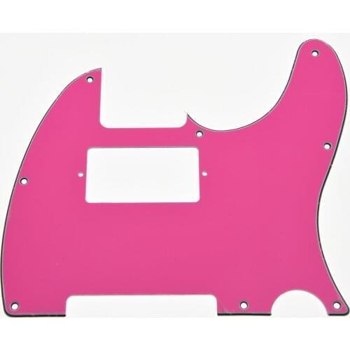 KAISH TL Humbucker Scratch Plate Guitar Pickguard Pink Red 3 Ply