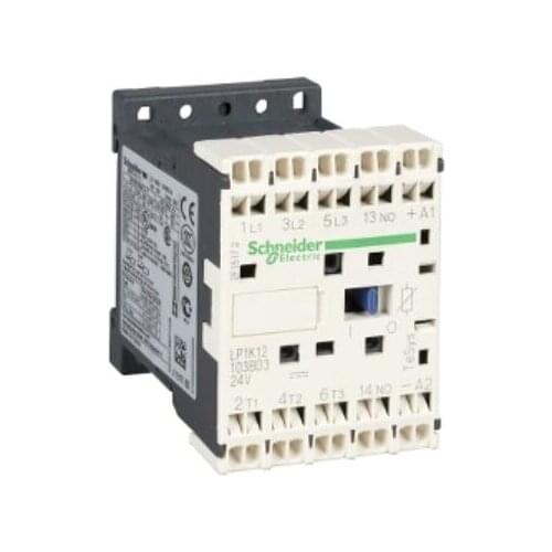 LP1K12103BD3 TeSys K contactor - 3P - AC-3 = 440 V 12 A - 1 NO aux. - 24 V DC coil