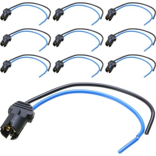 Mayitr 10pcs/lot T10 W5W 147 501 Car Socket Connector Holder Base With Soft Rubber Wire Harness Car Electronics Accessories