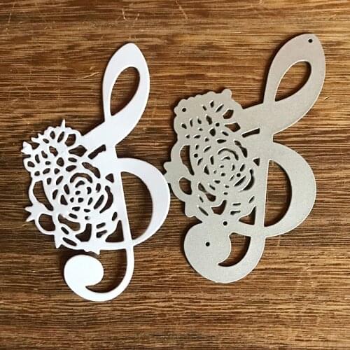 MEET HUANG Music Note Flower Craft metal cutting dies Scrapbooking paper craft knife mould blade punch stencils dies