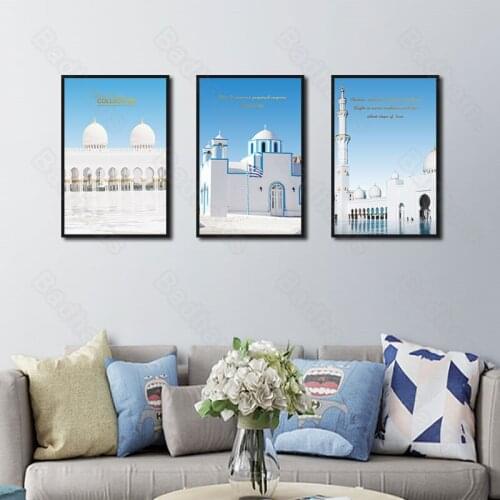 Nordic Decoration Home Art Living Room Decoration Painting City Landscape Painting Mural Sofa Background Wall Hanging Painting