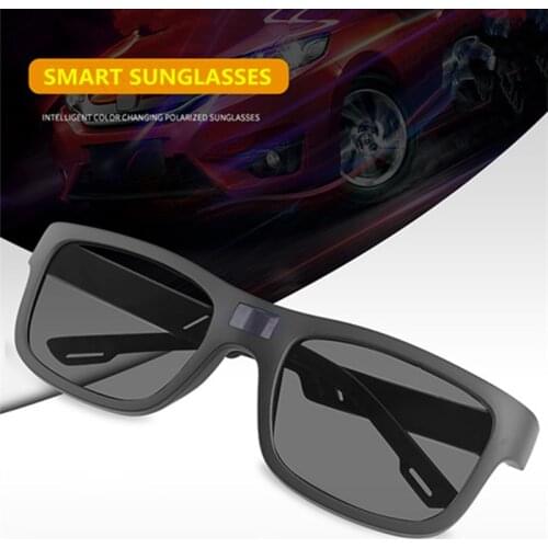 ZHIYI Smart Chameleon Driving Glasses LCD Computer Chip 0.1 Second Photochromic Polarized Sunglasses Wholesale Eye Protection