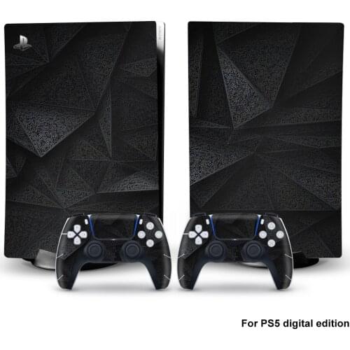 Fragment Style PS5 Digital Edition Skin Sticker for Playstation 5 Console & 2 Controllers Decal Vinyl Protective Skins 1