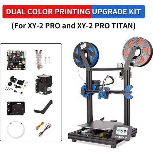 Tronxy Dual Color Printing Upgrade Kit For XY-2 PRO and XY-2 PRO TITAN To XY-2 PRO 2E 3D Printer Parts