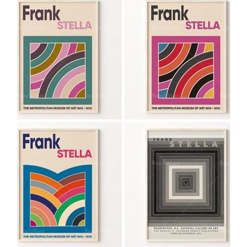 Frank Stella Exhibition High Quality Print | Frank Stella Abstract Art Poster | Frank Stella Museum Digital Print
