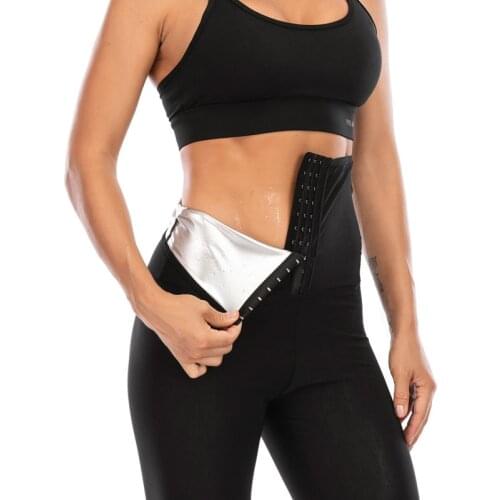 Women Hot Sweat Sauna Pants High Waisted Slimming Thermo Body Shaper Workout Training Leggings Weight Loss Gym Fitness Exercise