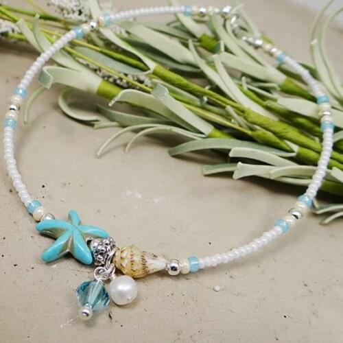 Women Girl Seashell Charm Ankle Bracelet Foot Chain Anklet Beach Jewelry Gift