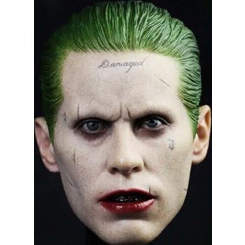 1/6 Scale Jared Leto Head Sculpt Joker High Quality Male Soldier Head Carving Model Toy