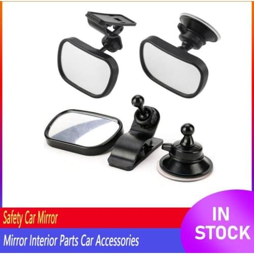 Safety Car Mirror Car Back Seat Safety View Rear Baby Child Mirror Clip And Sucker Mount Rearview Mirror Interior Parts