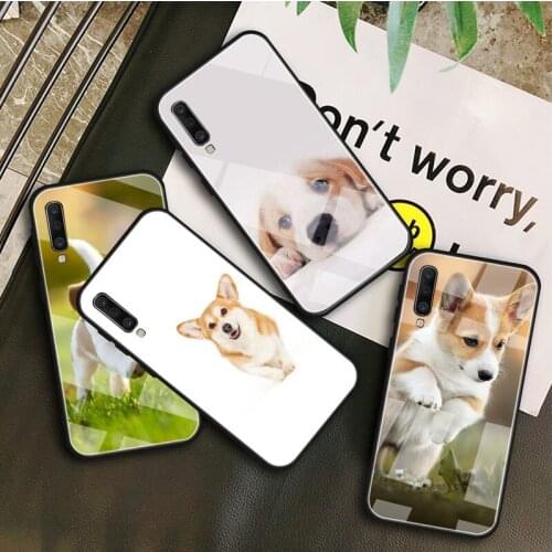 Corgi dog Tempered Glass Case For Samsung Galaxy A 10S 10E 20S 20E 30S 40 50S 60 70 80 90 6 7 8 Shell