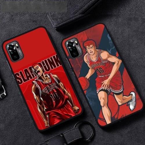 SLAM DUNK Phone Case For Xiaomi redmi mi note 9 9a 8 8a 10 9 9s 8 8t 7 9t 10 pro max mobile bags