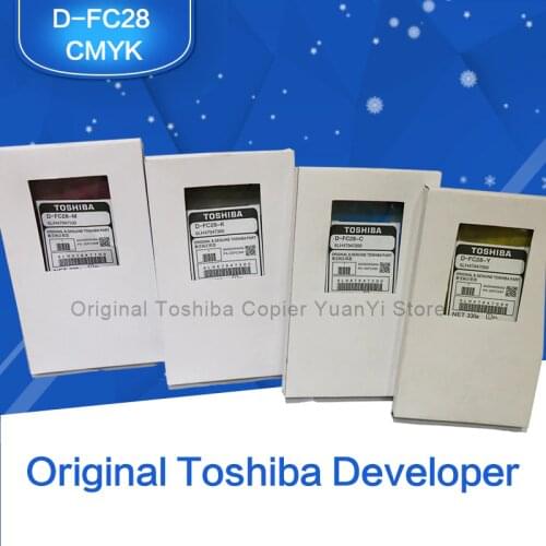 FC28 Original Toshiba Copier Parts Developer D-FC28 Magenta Cyan Black Yellow One Set For FC-2330C 2830C 2820C 2530C 3530C