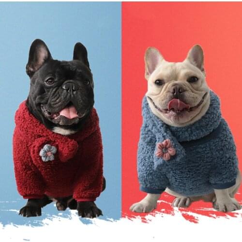 Classic Warm Dog Clothes Puppy Pet Cat Clothes Sweater Jacket Coat Winter Fashion Soft For Small Dogs Chihuahua French Bulldog