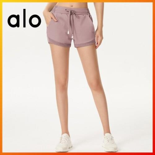 Alo Yoga Summer New Womens Sports Shorts Sexy Four-color Casual Yoga Shorts Running Fitness Breathable Sweatpants