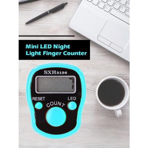 Mini counter counter LCD display Buddhism supplies Visible at night ABS plastics Finger Counter