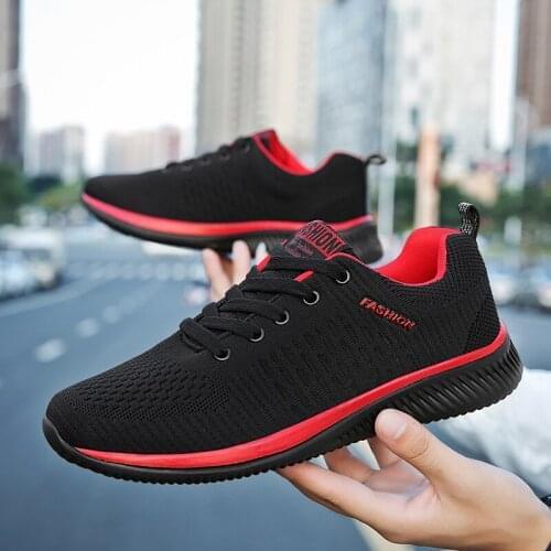 New Mens Breathable Running Sports and Leisure Entertainment Professional Running Shoes Outdoor Comfortable Walking Shoes 35-48