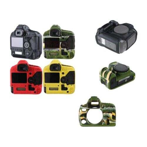 Soft Silicone Rubber Camera Protective Body Case Skin For Canonn 1DX 1DXII 5D4 80D DSLR Camera Bag protector cover
