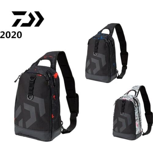 2020 NEW DAIWA Fishing Tackle Bag Multifunction Waterproof Nylon Single Shoulder Backpack Hand Chest Bag Outdoor Camping Hiking