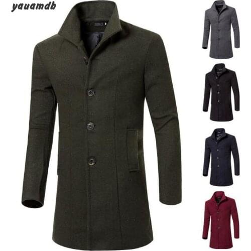 Men Down Parka Winter/autumn Man Outerwear Coat Cotton Turn-down Collar Jackets Wool Warm Casual Long Parka Y73