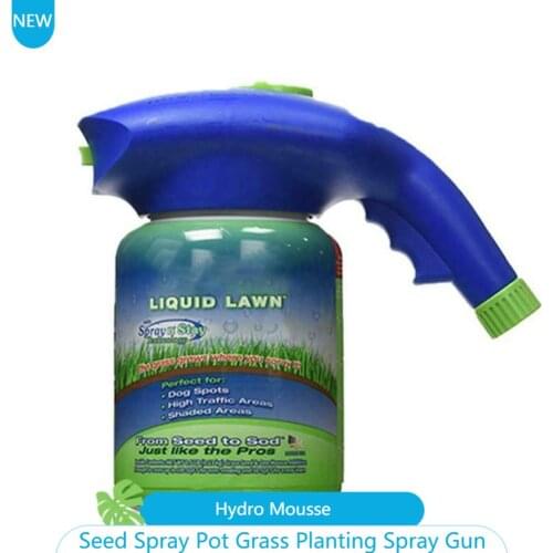 Plastic Hydro Mousse Spray Gun Liquid Lawn Seed Sprinkler And Watering New Antiperspirant Pot Easy Can Spray Dropshipping