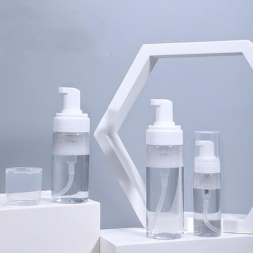 Portable Foam Bottle Empty Pump Clear Bottle Lotion shampoo Dispenser Hot koop Refillable Bottles 1PCS