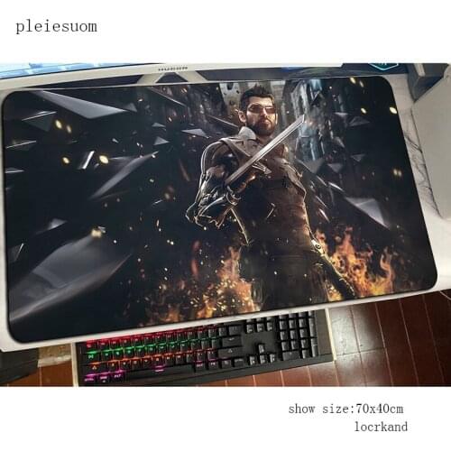 Deus Ex padmouse 800x400x4mm accessory mouse pad big gaming enterprise rubber mats keyboard large Halloween Gift mouse mat gamer