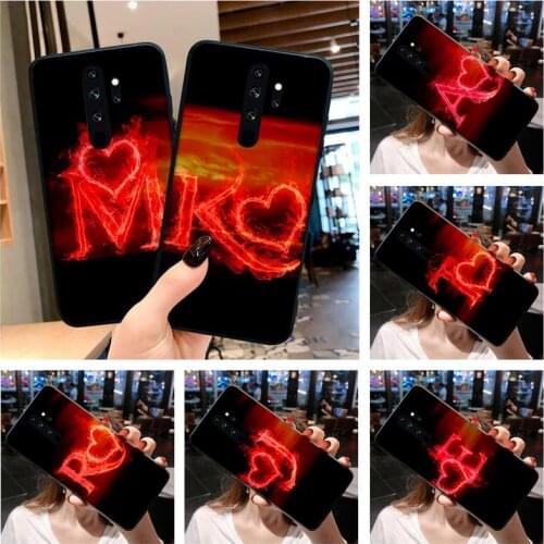 Love Heart Letter Phone Case for Redmi 9A 8A 7 6 6A Note 9 8 8T Pro Max Redmi 9 K20 K30 Pro