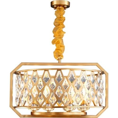 Crystal Pendant Lamps Modern Lndustrial Kitchen Dining Room Lamp Luxruy Led Pendant Light For Bedroom Loft Lampes suspendues