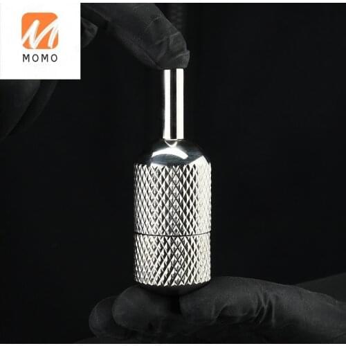 Tattoo Material Stainless Steel Self-Locking Handle Connecting Rod Integrated Knurling 25MM Comfortable Grip Slip-Proof durable