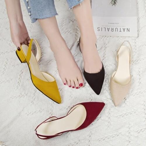 Sandals for Woman Spring Summer Wild Thick Lattice Single Buckle High Heel Sandals Low Heel Shoes Female Sandalias