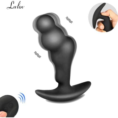 Sex Toys Masturbator for Men Anal Vibrator Prostate Massager Remote Control Anal Plug Powerful Motors Stimulation Patterns Butt