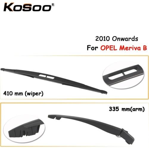 KOSOO Auto Rear Car Wiper Blade For OPEL Meriva B ,410mm 2010 Onwards Rear Window Windshield Wiper Blades Arm,Car Accessories
