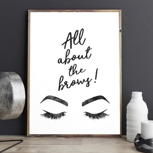 Modern Wall Art Lashes Quote Poster Eyelashes Bundle Canvas Painting Eyelash Extensions Salon Decor Christmas Gift Pictures